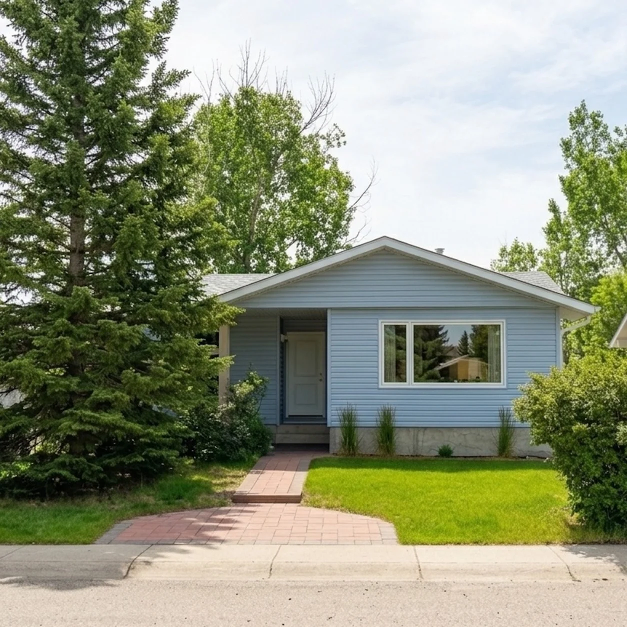 Exterior renovation project in Tower Hill Okotoks completed by Rhino Exteriors featuring premium siding, roofing, and custom exterior improvements
